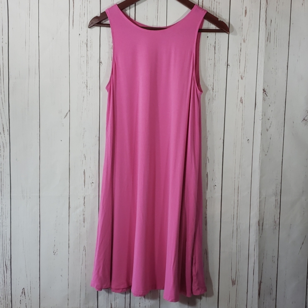 Old Navy Pink Comfy sleeveless dress Medium SOFT!